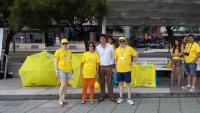 Gijón - Voluntarios con el Dr. Pablo Coto